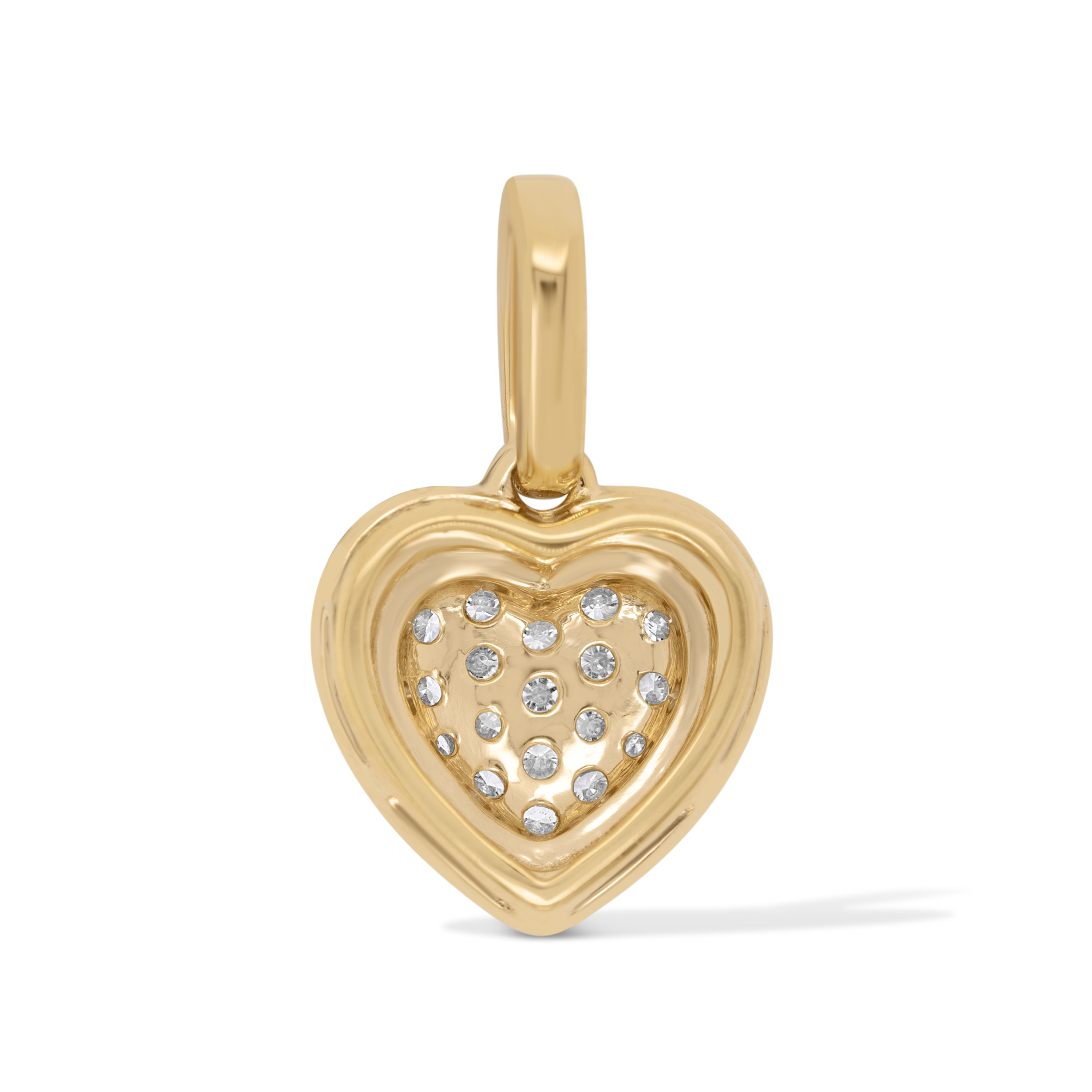 Diamond Heart Pendant 0.45 ct. 14K Yellow Gold